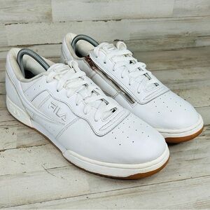 Fila Men's Original Fitness Zipper White Casual Shoes Sneakers Size 13